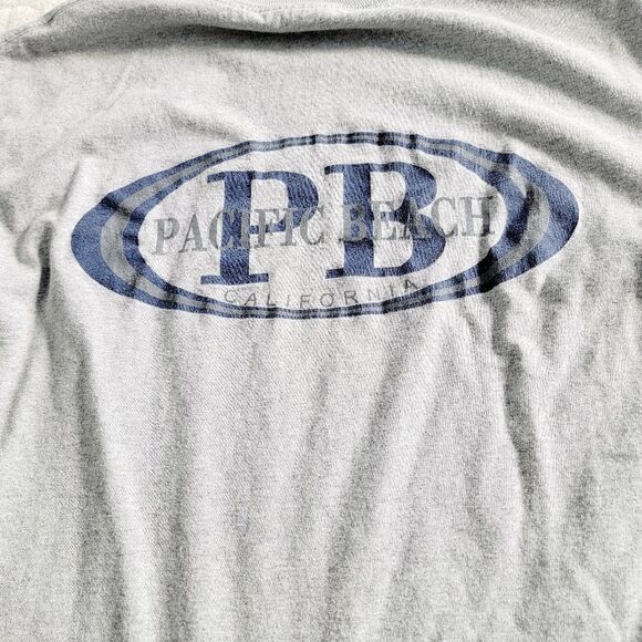 Vintage Y2K Pacific Beach California PB tee shirt t-shirt top medium - Picture 5 of 7
